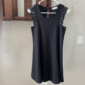 Alter’d State Black Lace Sleeve Dress